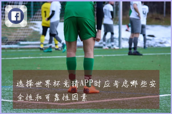 选择世界杯竞猜APP时应考虑哪些安全性和可靠性因素